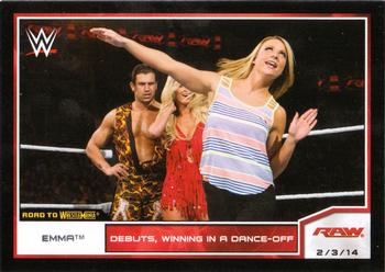 2014 Topps WWE Road to Wrestlemania #78 Emma Front