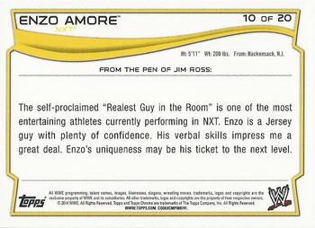 2014 Topps Chrome WWE - NXT Prospects #10 Enzo Amore Back
