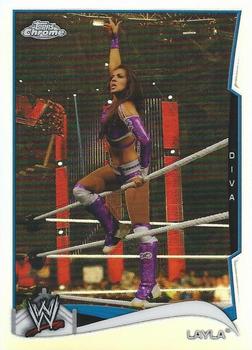 2014 Topps Chrome WWE - Refractors #79 Layla Front