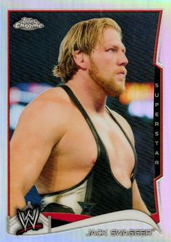 2014 Topps Chrome WWE - Refractors #23 Jack Swagger Front