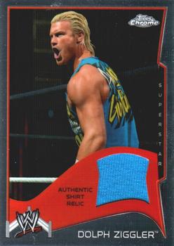 2014 Topps Chrome WWE - Swatch Relics #DZ Dolph Ziggler Front