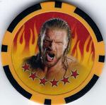 2011 Topps WWE Power Chipz #4 Triple H Front