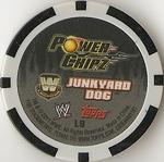 2011 Topps WWE Power Chipz - Legends #L9 Junkyard Dog Back
