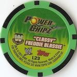 2011 Topps WWE Power Chipz - Legends #L23 Classy Freddie Blassie Back