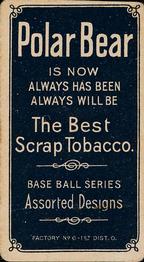 1909-11 American Tobacco Company T206 White Border #NNO Harry Armbruster Back