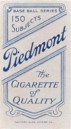 1909-11 American Tobacco Company T206 White Border #NNO Red Ames Back
