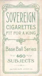1909-11 American Tobacco Company T206 White Border #NNO Harry Howell Back