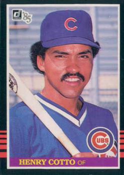 1985 Donruss #411 Henry Cotto Front