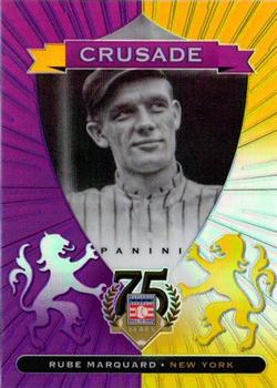2014 Panini Hall of Fame 75th Year Anniversary - Crusades Purple #39 Rube Marquard Front