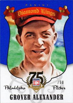 2014 Panini Hall of Fame 75th Year Anniversary - Diamond Kings Blue #8 Grover Cleveland Alexander Front
