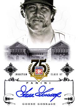 2014 Panini Hall of Fame 75th Year Anniversary - Signatures #83 Rich Gossage Front