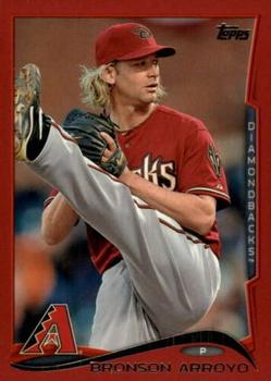 2014 Topps Update - Target Red Border #US-19 Bronson Arroyo Front
