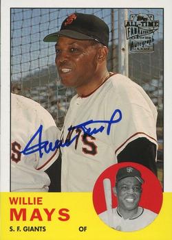 2004 Topps All-Time Fan Favorites - Autographs #FFA-WM Willie Mays Front