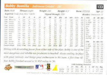1997 Score #123 Bobby Bonilla Back