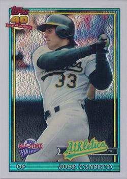 2004 Topps All-Time Fan Favorites - Refractors #91 Jose Canseco Front