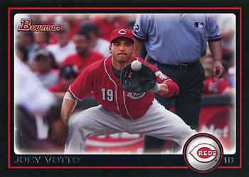 2010 Bowman #180 Joey Votto Front