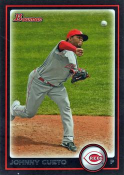 2010 Bowman #58 Johnny Cueto Front