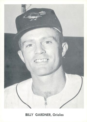 1958 Jay Publishing Baltimore Orioles Set A #NNO Billy Gardner Front