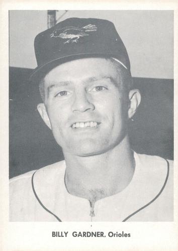 1958 Jay Publishing Baltimore Orioles Set B #NNO Billy Gardner Front