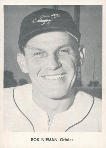 1958 Jay Publishing Baltimore Orioles Set C #NNO Bob Nieman Front
