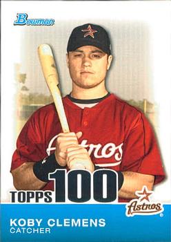 2010 Bowman - Topps 100 Prospects #TP58 Koby Clemens Front