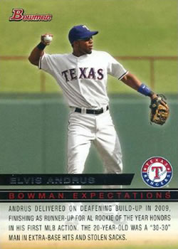2010 Bowman - Bowman Expectations #BE43 Elvis Andrus / Jiovanni Mier Front