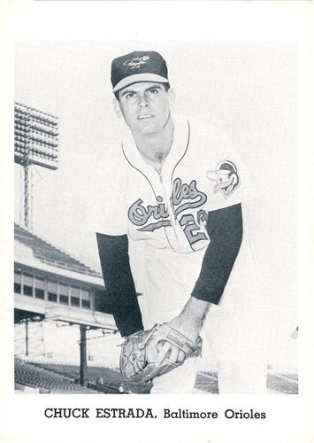 1963 Jay Publishing Baltimore Orioles #NNO Chuck Estrada Front