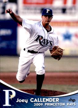 2009 Grandstand Princeton Rays #NNO3 Joey Callender Front