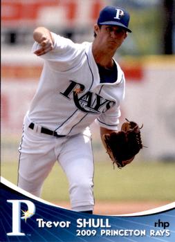 2009 Grandstand Princeton Rays #NNO23 Trevor Shull Front