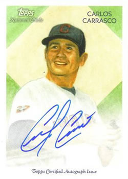 2010 Topps National Chicle - Autographs #NCA-CC Carlos Carrasco Front