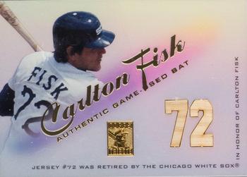 2001 Topps Tribute - Game Bat Relics #RBCFW Carlton Fisk Front