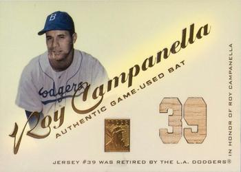 2001 Topps Tribute - Game Bat Relics #RBRC Roy Campanella Front