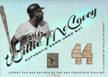 2001 Topps Tribute - Game Bat Relics #RBWM Willie McCovey Front