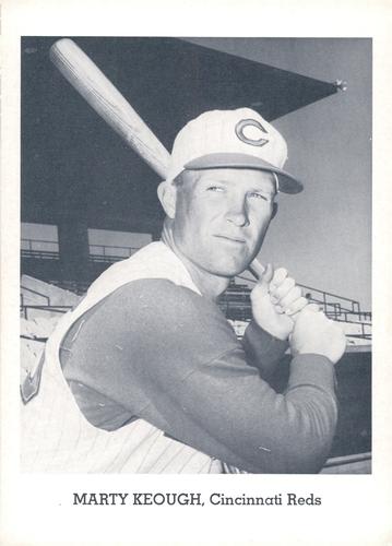1963 Jay Publishing Cincinnati Reds #NNO Marty Keough Front