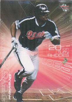 2002 BBM Preview #P69 Tuffy Rhodes Front