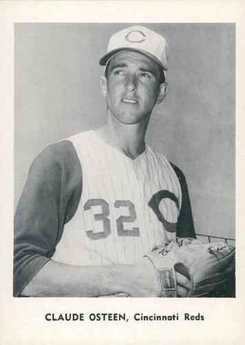 1961 Jay Publishing Cincinnati Reds Set A #NNO Claude Osteen Front