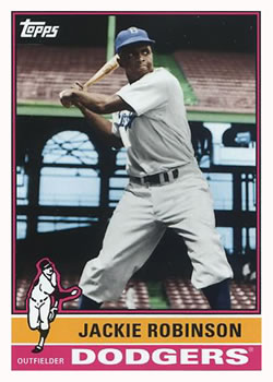 2010 Topps - Vintage Legends Collection #VLC12 Jackie Robinson Front