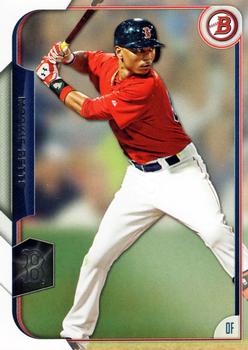 2015 Bowman #27 Mookie Betts Front