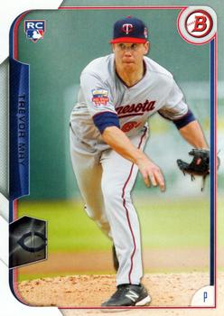 2015 Bowman #140 Trevor May Front