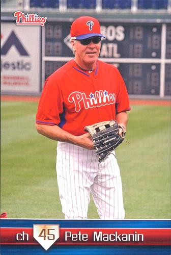 2014 Philadelphia Phillies Photocards Set 2 #22 Pete Mackanin Front