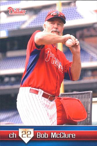 2014 Philadelphia Phillies Photocards Set 2 #25 Bob McClure Front