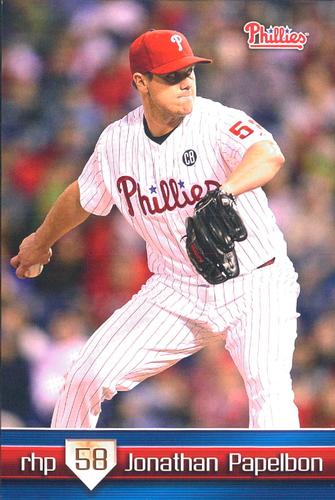 2014 Philadelphia Phillies Photocards Set 2 #29 Jonathan Papelbon Front