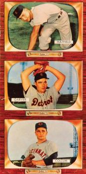1955 Bowman - Advertising Strips #NNO Fred Hatfield / Ned Garver / Jackie Collum Front