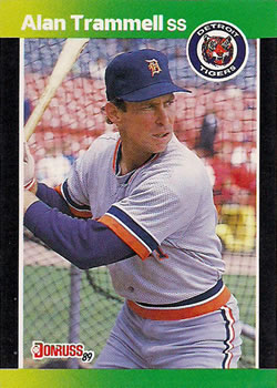 1989 Donruss Baseball's Best #13 Alan Trammell Front