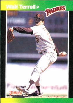 1989 Donruss Baseball's Best #245 Walt Terrell Front