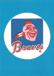 1983 Fleer Star Stickers #NNO Atlanta Braves Front