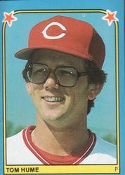 1983 Fleer Star Stickers #213 Tom Hume Front