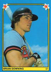 1983 Fleer Star Stickers #35 Brian Downing Front