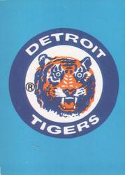 1983 Fleer Star Stickers #NNO Detroit Tigers Front