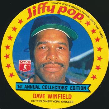 1986 Jiffy Pop Discs - Promos #NNO Dave Winfield Front